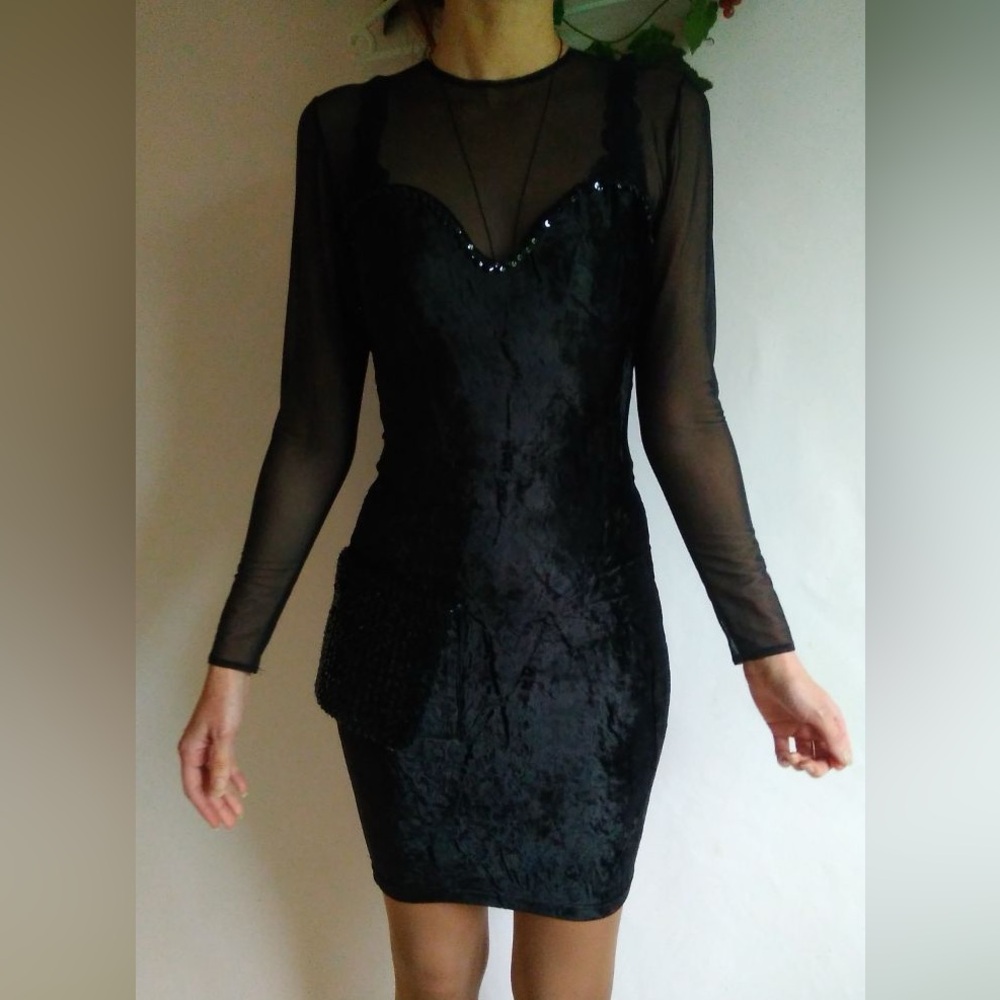 Vintage velvet dress. Size XS